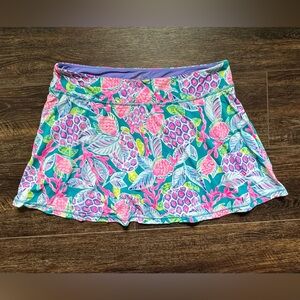Lilly Pulitzer Vibrant Pink and Blue Skort